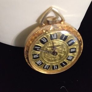 Vintage Swiss Made Lucerne Wind Up Pendant Watch